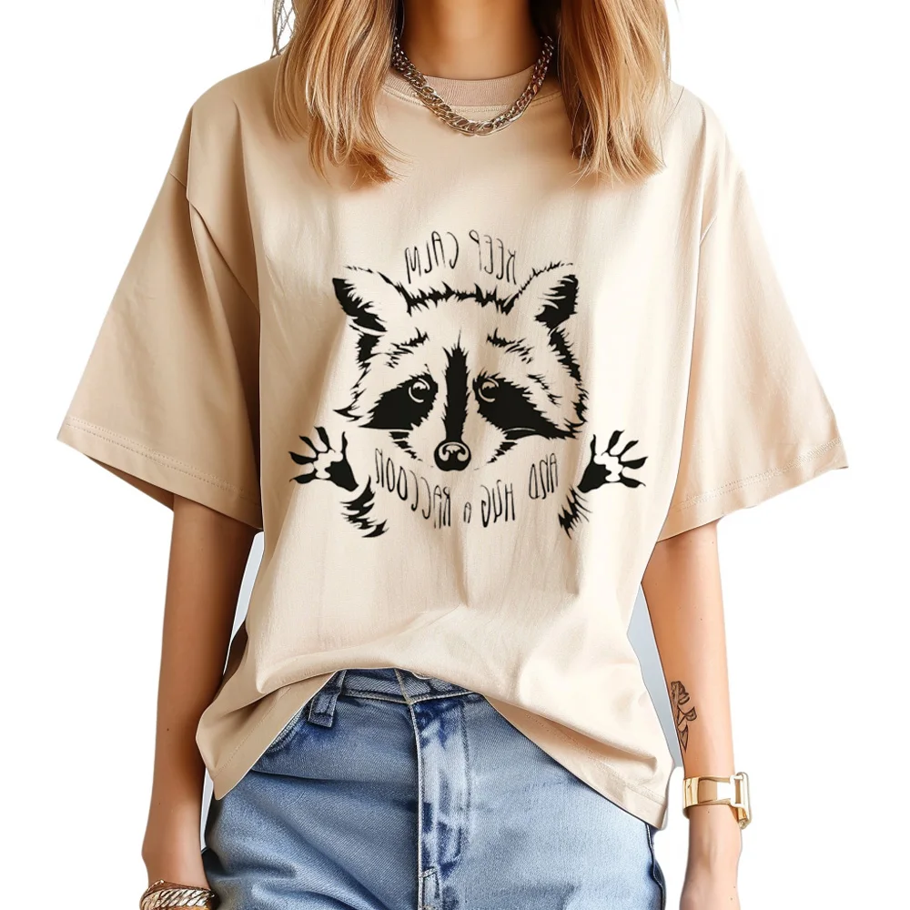 

Mapache t shirt women anime Y2K designer top girl anime clothes