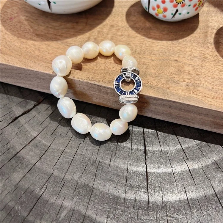 Natural Baroque Shaped Pearl Bracelet