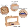 Montessori Mathematics Material Pearls Learning Toys Beaded Symbols Trays Decimal Educational Counting Math Toys for Preschool 6