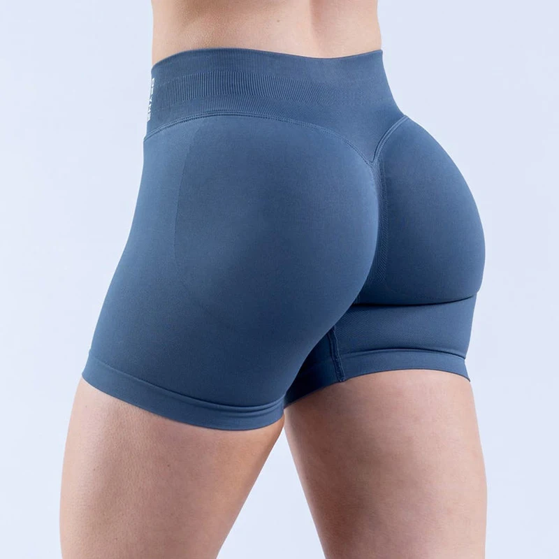 Impact Shorts Women Seamless Yoga Shorts Scrunch Bum Gym Workout Low Waist Short Leggings Booty Stretch Running