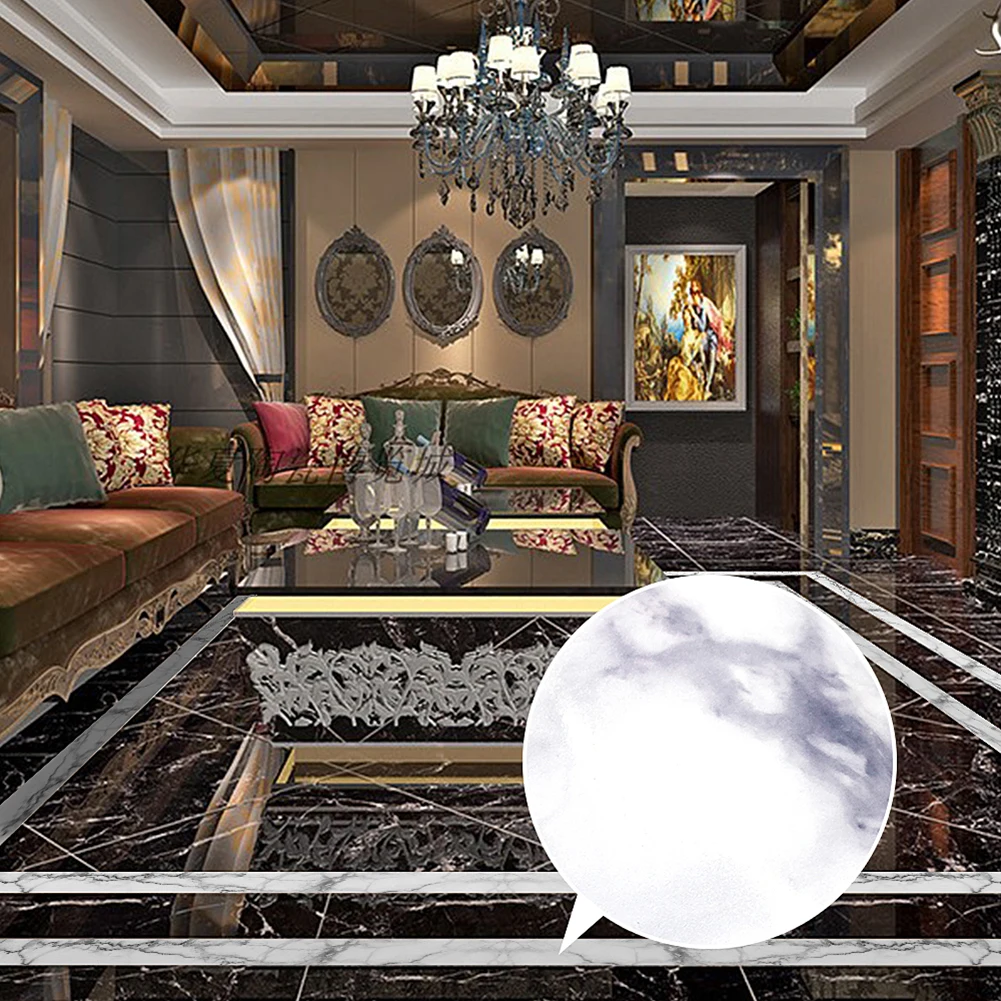 Waterproof Waist Skirting Line Wall Sticker Self-adhesive Living Room Wall Stickers Peel and Stick Portable Brilliant Home Decor