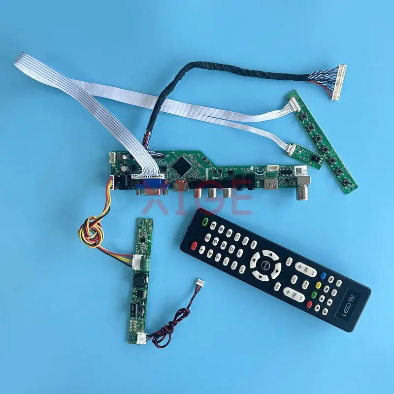 

LCD Driver Board Fit HM215WU1 HR215WU1 HT215F01 MV215FHM VGA+HDMI+AV+USB 21.5" Kit LVDS 30-Pin Analog TV Signal Screen 1920*1080