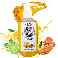Greflective Glow Lemon Curmeric Kojic Acid Liquid Regina-Nettoyant pour la peau doux, éclaircissant et nourrissant, Curmeric 6