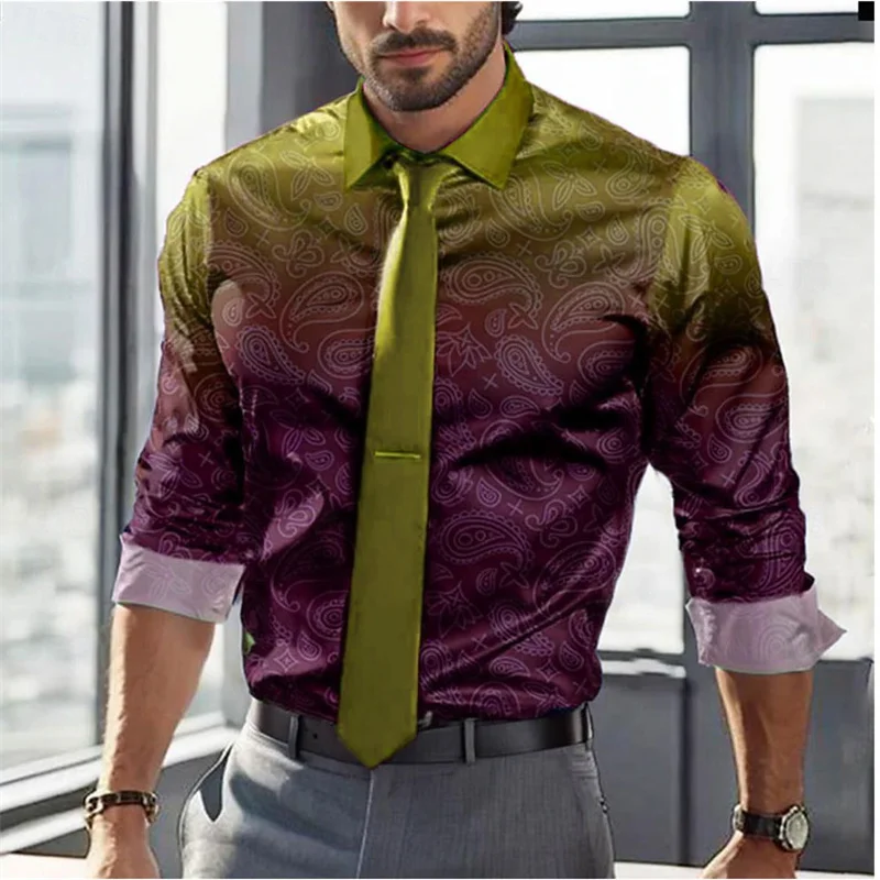 thumbnail image 1 of Camisa informal de gran tamaño para hombre, de negocios, de verano, primavera y otoño, con solapa, manga larga, 12 colores, S-5XL, envío rápido, 2024, camisa para hombre, 1 of 5