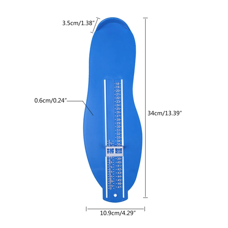 Pro Fuß Messen Werkzeug Gauge Erwachsene Kinder Schuhe Helfer Größe Mess Lineal