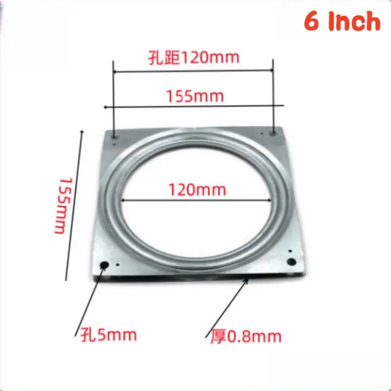 6 Inch Lazy Susan Turntable Steel Ball Bearings Stands Swivel Plate Rotating Tray for Furniture Chairs Display Cooking Tabletop image 7