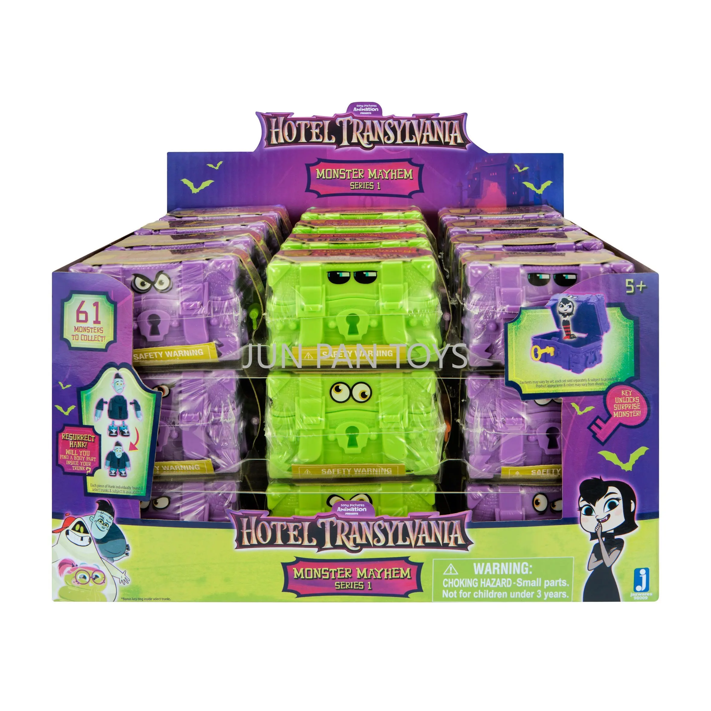 thumbnail image 1 of Figuras de acción originales de Hotel Transylvania Monster Mayhem, paquete sorpresa, serie 1, juguetes para niños, modelo de caja sorpresa, regalo, 1 of 4