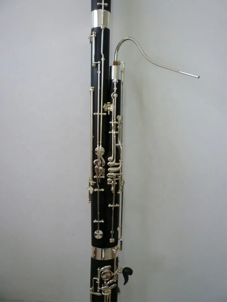 Best Sell Abs Bassoon Good Quality ABS Resin Body C Tone Bassoon With Silver Plated Keys (JBSS-200)