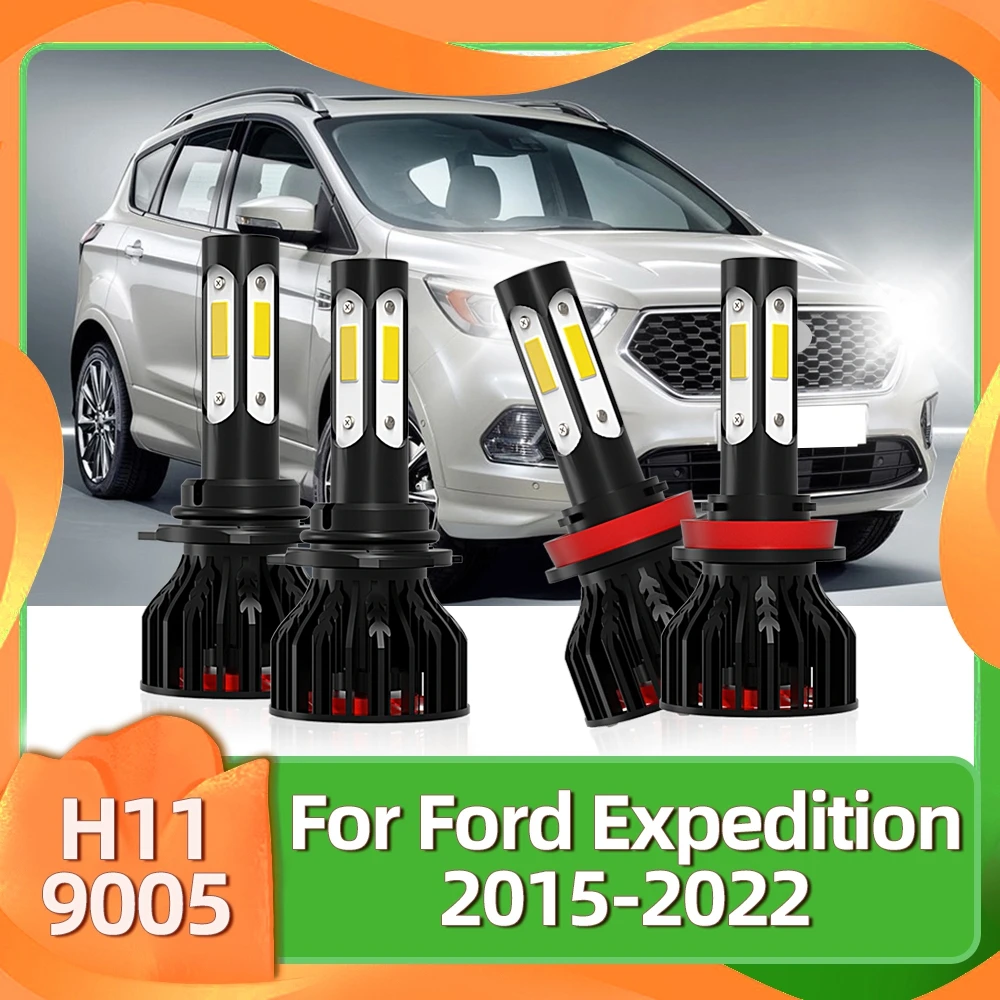 

Car Headlamp Auto Diode LED Front Headlights 360° Bulbs 12V 9005 H11 For Ford Expedition 2015 2016 2017 2018 2019 2020 2021 2022
