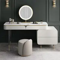 Chambre à coucher luxe vanité Table tiroir élégant maison maquillage vanité Table filles multifonctionnel Comoda Pra Quarto commodes 3