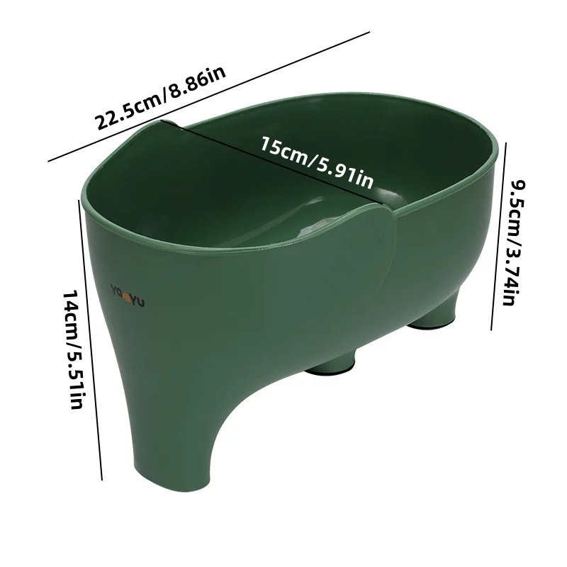 Elephant Drain Basket Multifunctional Kitchen Sink Drain Basket Home Kitchen Living Room Vegetable and Fruit Washing