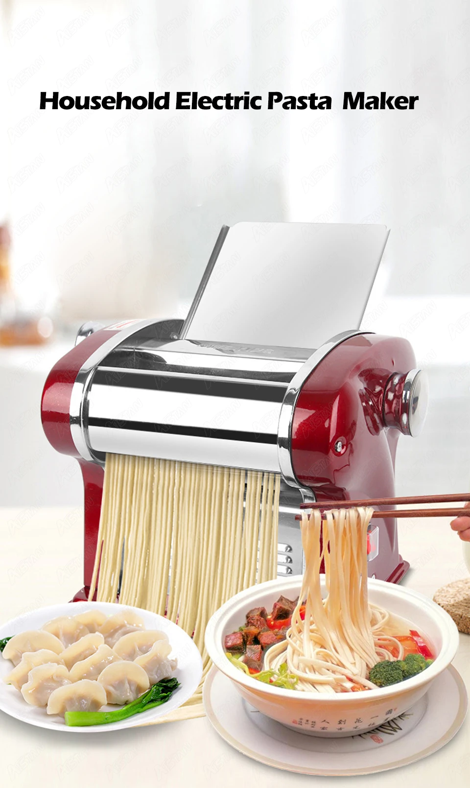 FKM140 elektryczna urządzenie do produkcji makaronu do produkcji makaronu wałkownica do ciasta maszyna do krojenia makaronu 13 S49a7706c7abd4b9f9b27d566573a01007 FKM140 elektryczna urządzenie do produkcji makaronu do produkcji makaronu wałkownica do ciasta maszyna do krojenia makaronu
