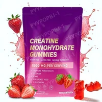 Creatine Monohydrate Gummies with Collagen,Biotin,Zinc,Vitamin D3 & Hyaluronic Acid Daily Pre & Post Workout Recovery support
