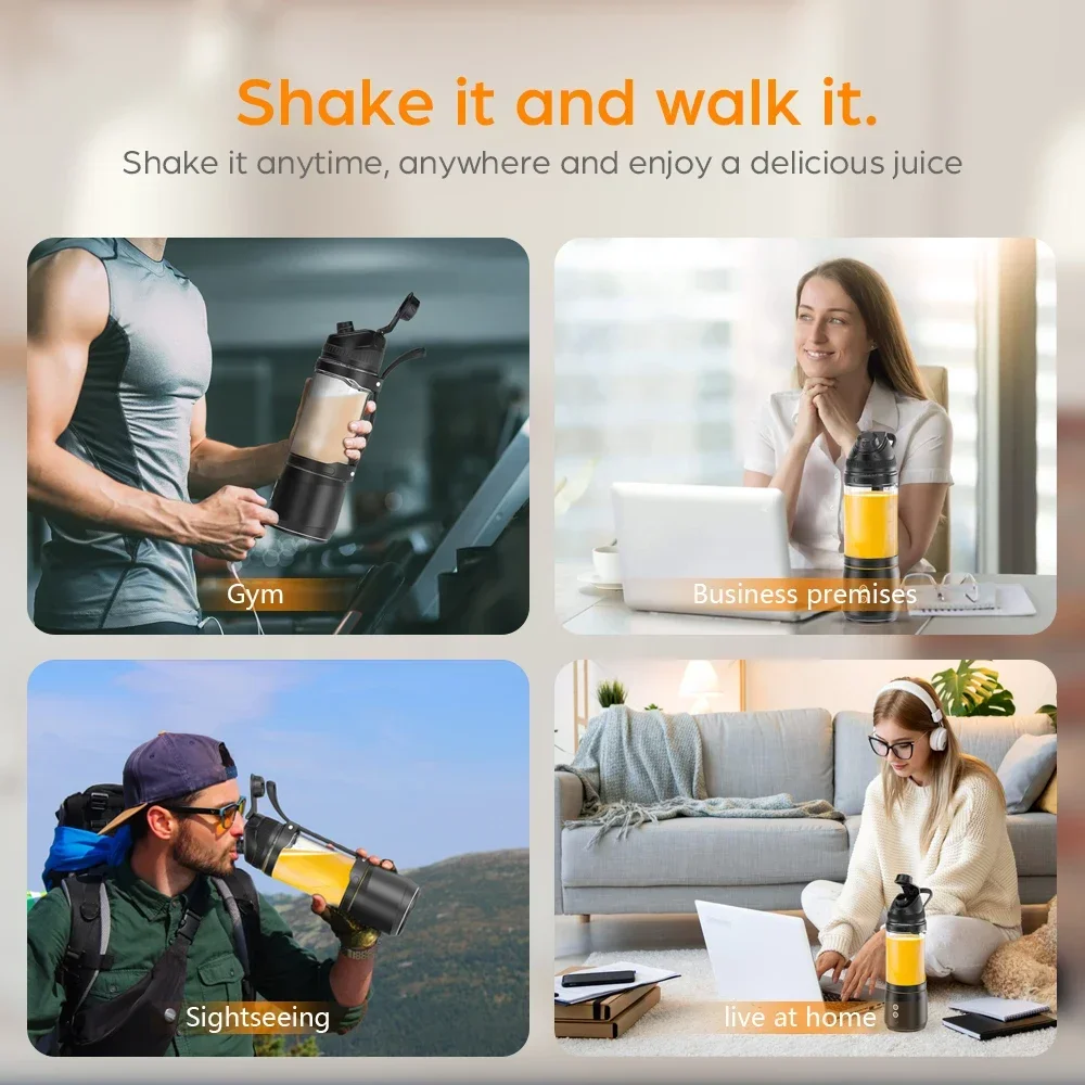 700ML USB Portable Electric Juicer – Mini Smoothie Blender 2