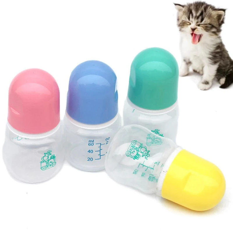 Puppy Kitten Feeding Bottle Kit Safety Silicone Pet Nursing Water Milk