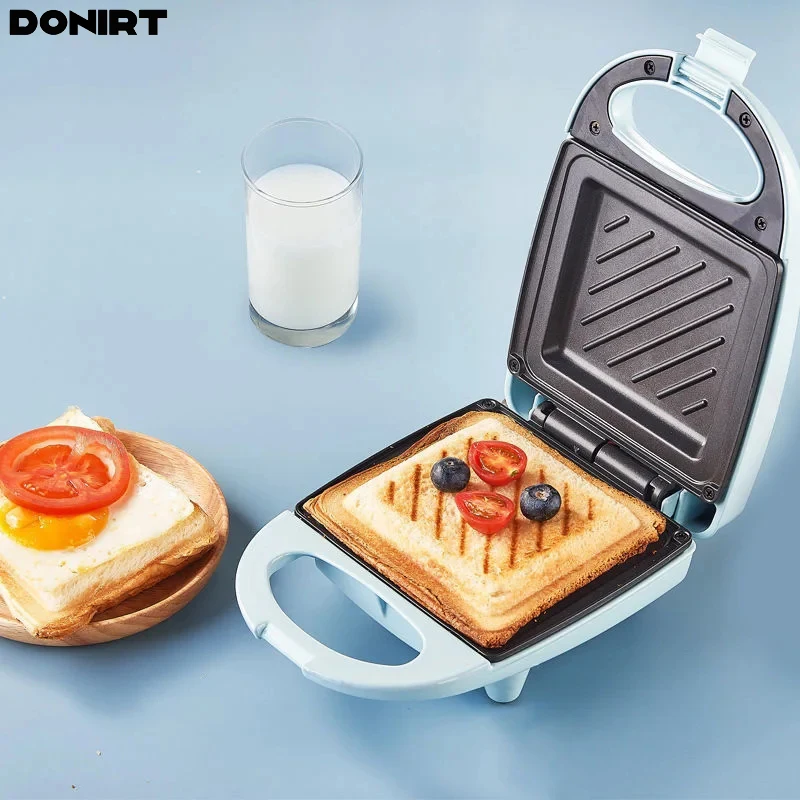 Multifunções Fast Heating Sandwich Maker Máquina de Fazer Café da Manhã Assadeira Elétrica Omelete de Carne Assada Torradeira Casa