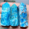 Healing High Quality Natural Crystals APatite Tower Point Mineral Home Decorations Reiki Ornament Room Decor 1