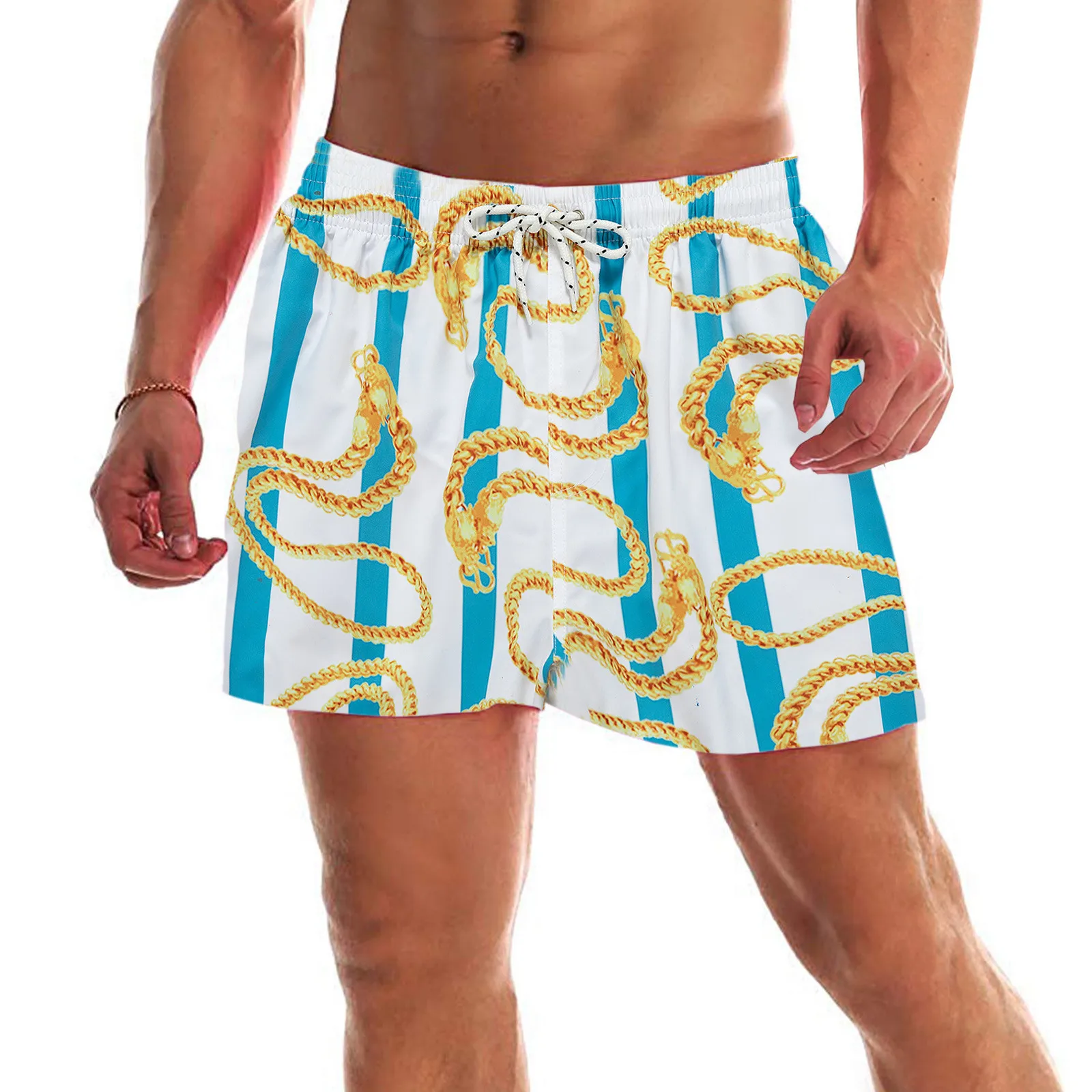 Mens Casual Shorts Swim Trunks Quick Dry With Mesh Lining Funny Swimwear Bathing Suit Swimming Bottom Hawaii |