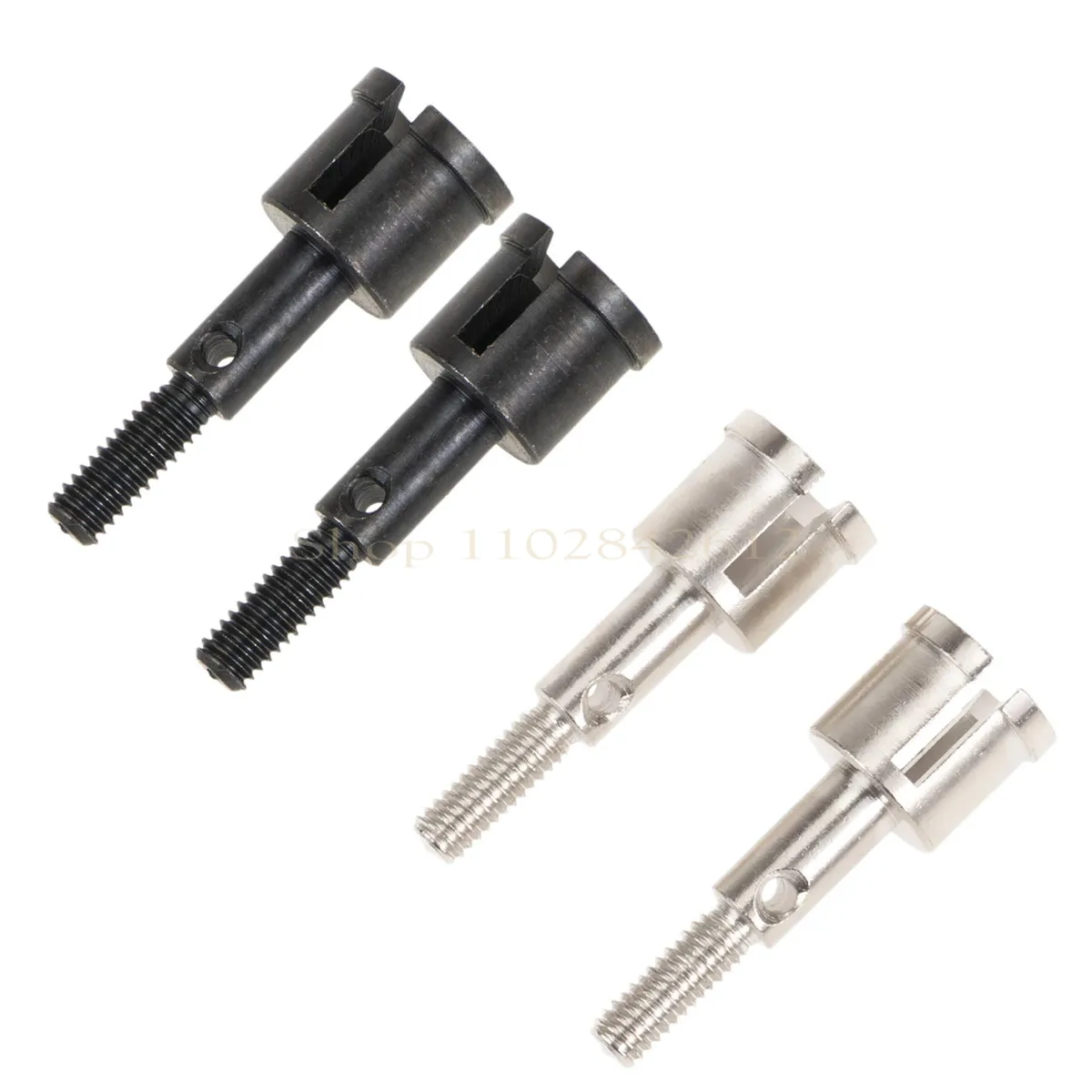 

HSP 02168 колесная ось 2 шт. RC 1/10-й внедорожник Внедорожник Багги запасные части черный серебристый