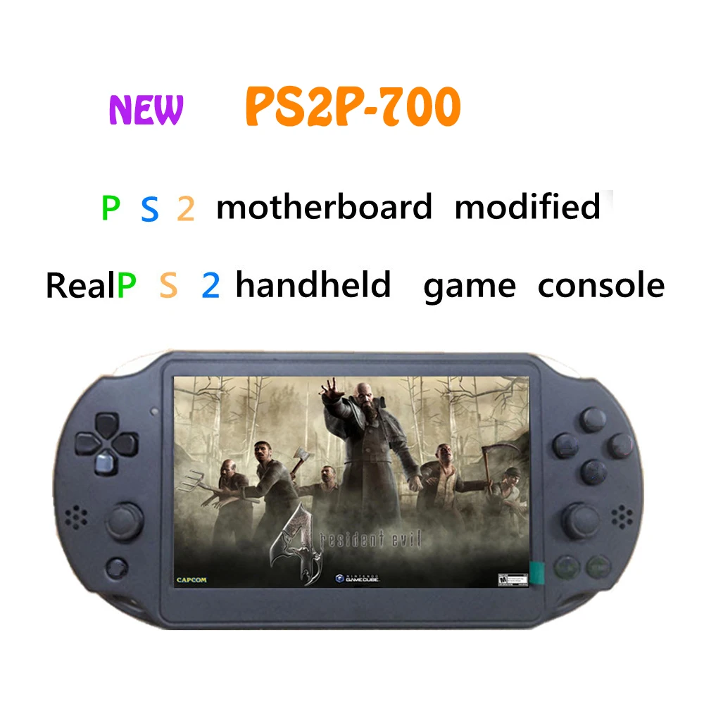 New version of thin 7-inch IPS screen Arcade DIY GAME BOY dual rocker modified PS2 motherboard without Raspberry Pi without simu