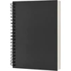 Blank Spiral Notebook, 1-Pack, Soft Cover, Sketch book, 100 Sheets, 8.26 inch x 5.7 inch (Black) 1