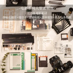 Vintage-Inspired Decorative Material Pack for Journaling and Scrapbooking (A)