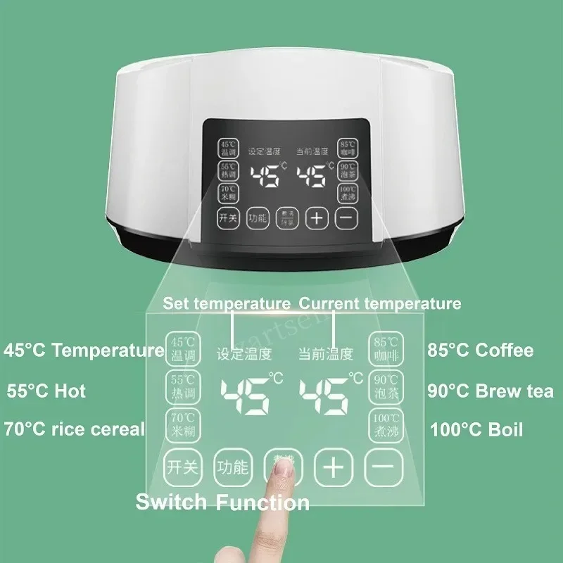 Milk Regulator Kettle 1.2L Infant Thermostatic Hot Water Smart Insulation Automatic Milk Warming Warm Powder GL41 milk regulator kettle