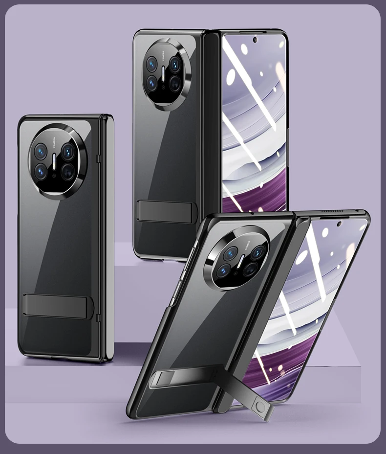 

Прозрачный чехол с покрытием для Huawei Mate X5, магнитный Прозрачный жесткий пластиковый держатель Fundas для Huawei Mate X5