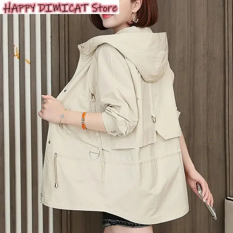 korean-thin-coat-mother's-windbreaker-women's-spring-autumn-new-middle-aged-mother's-loose-lining-trench-hooded-3xl