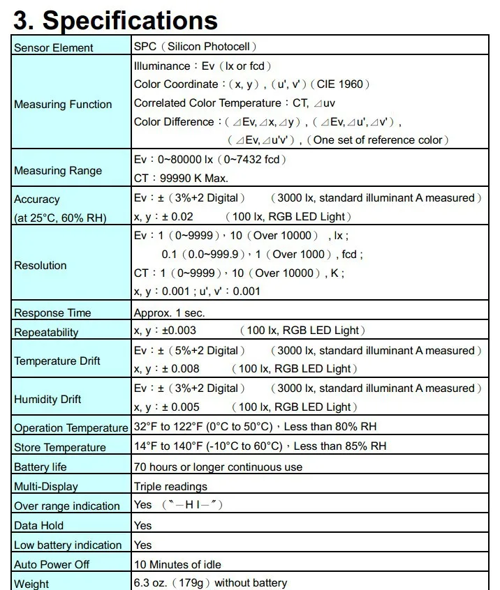 ST-520 Color Meter Chroma Colorimeter High Precision Digital Color Tester for Paint, Plastic, and Textile Analysis detail image 5