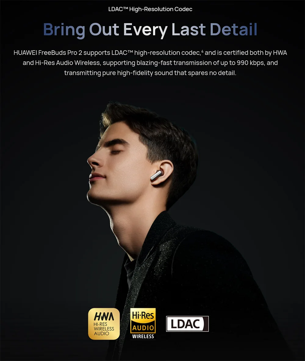 HUAWEI FreeBuds Pro 2 ANC TWS Earbuds description image 9