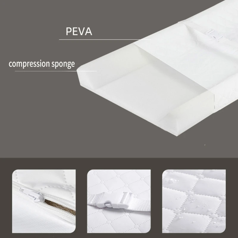 Changing Pad Baby Diaper Changing Table Pad with Fastening Strap for Dresser Top Diaper Mat 32x16inch 066B