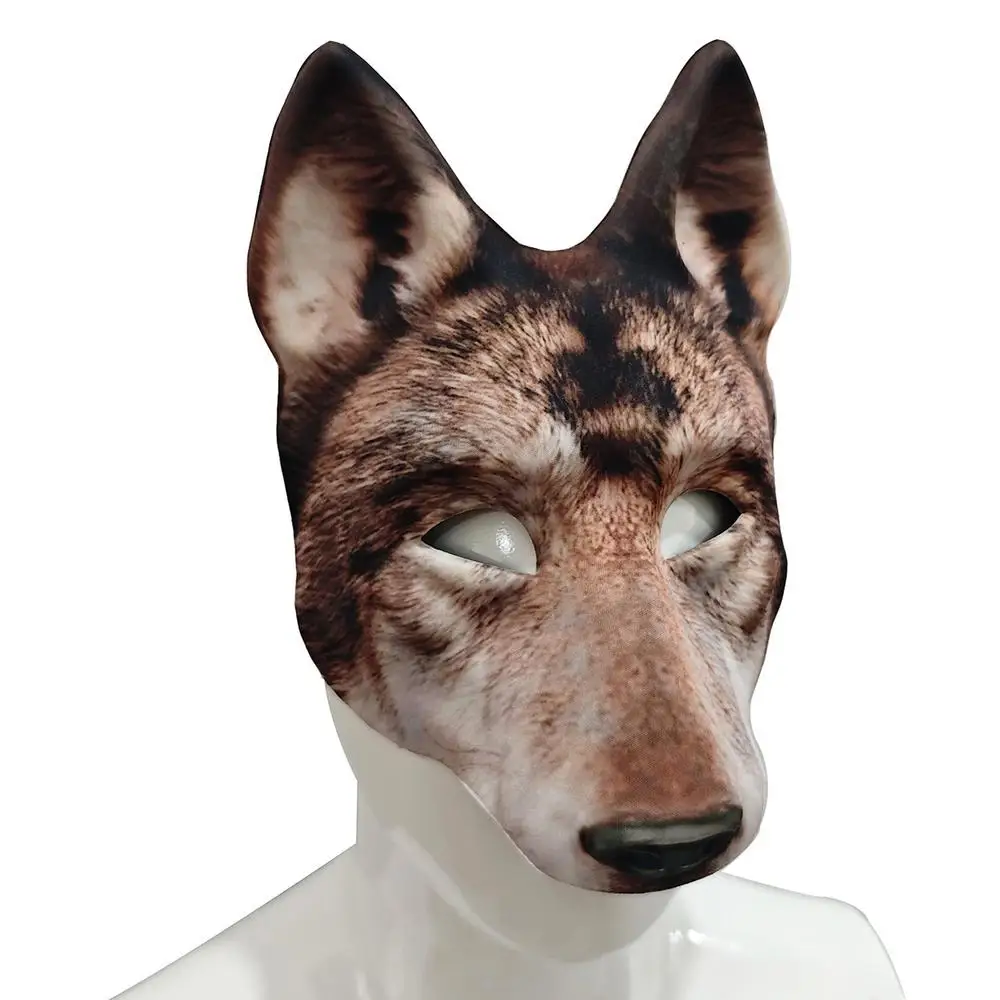 Halloween Ostern Wolf Maske Gruselige Tier Mode Maske Cosplay Kostüm Zubehör Realistische Gesichtsmaske Kopfmaske für Erwachsene – Detail 6