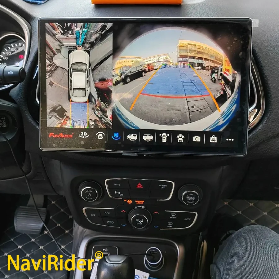 

256GB 13.3inch Android 13 Screen Carplay Auto For Jeep Compass Car Radio Multimedia Player Navigation GPS DSP Stereo Head Unit