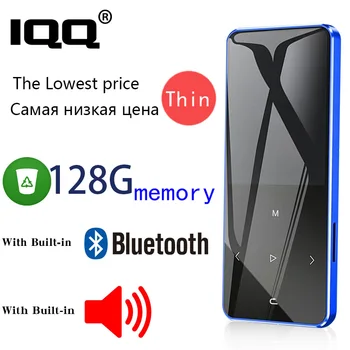 IQQ X3 지원 블루투스 4.2 무손실 MP3 플레이어, 40GB HiFi 휴대용 오디오 워크맨, FM 라디오 전자 책 음성 녹음기 포함