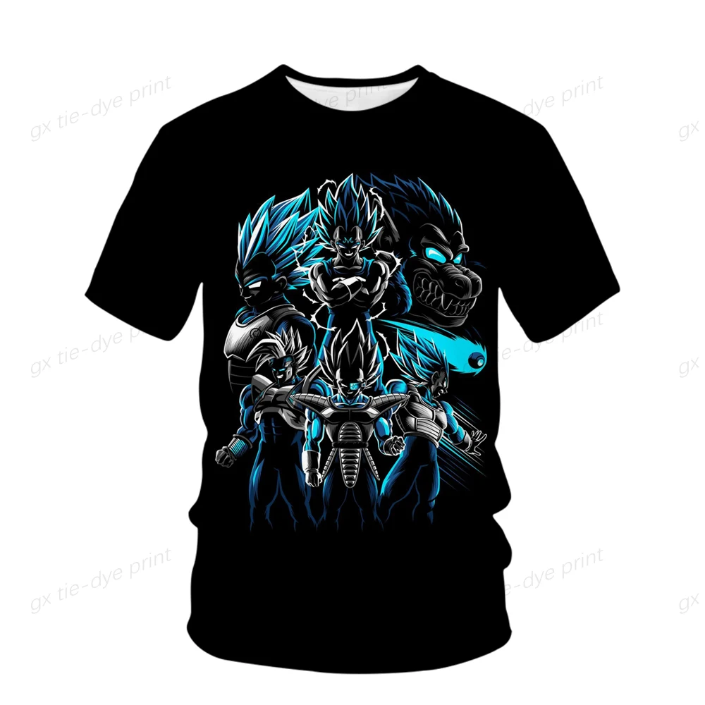 Camiseta Stompy Goku Desenho Estampada - Preto