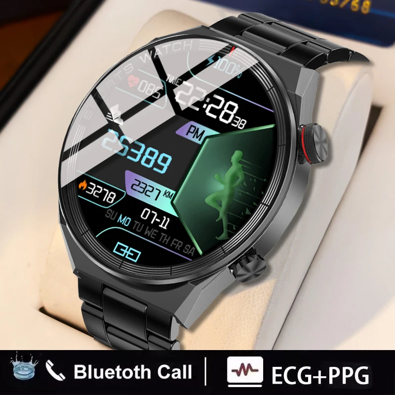 2023 New Relojes Hombre NFC Bluetooth Call Smartwatch GPS Tracker Motion  Bracelet Fitness For Huawei Watches Smart Watch Men - AliExpress