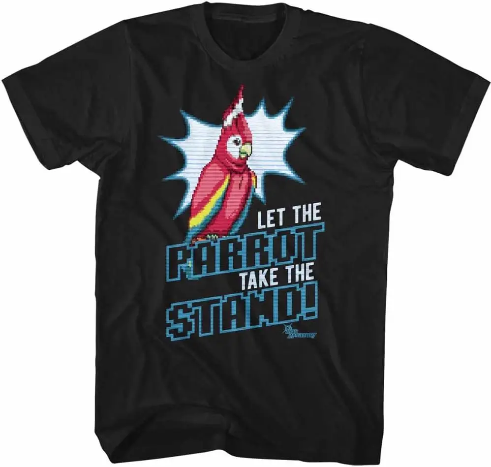 

Ace Серебряная видеоигра Let The Parrot Take The Stand взрослая Футболка Tee