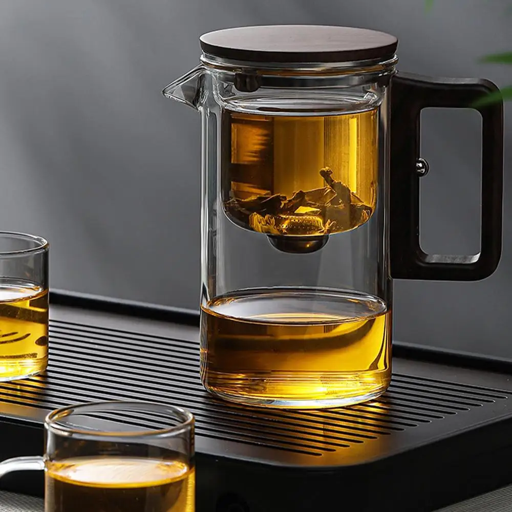 Description Picture 4 of itemGlass Tea Pot Multipurpose Transparent Tea Pot 520ml Portable Tea Pot With Strainer Dishwasher Safe Teapot For Green Tea Black