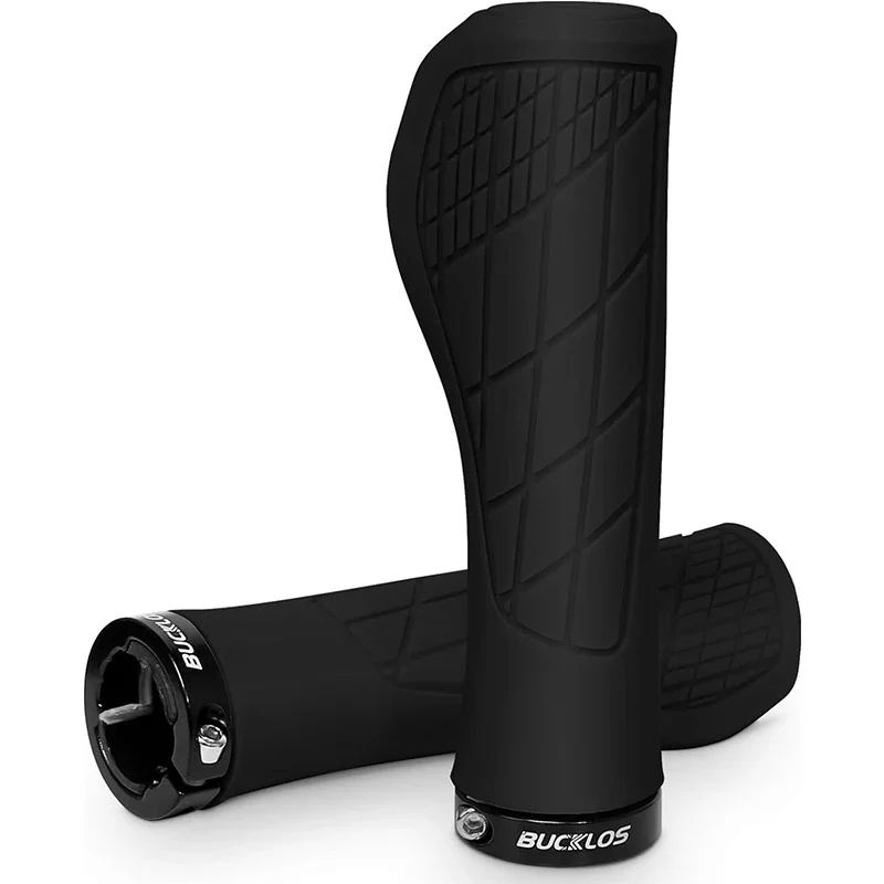 BUCKLOS Ergonomic Soft Rubber MTB Handlebar Grips – Comfortable Bicycle Accessories