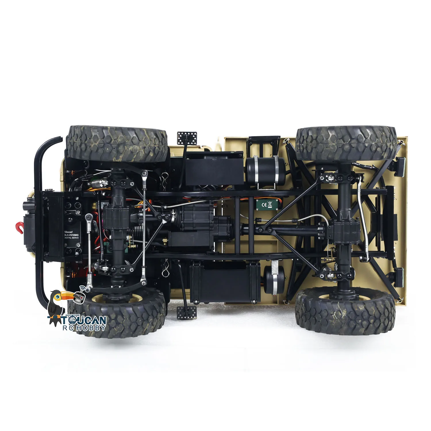 1/10 LESU TOUCAN DIY Metal UM406 4x4 RC Off-Road Vehicles RTR Car 2 Speed Transmission ESC Remoted Trucks Light Sound Boys Toys 4