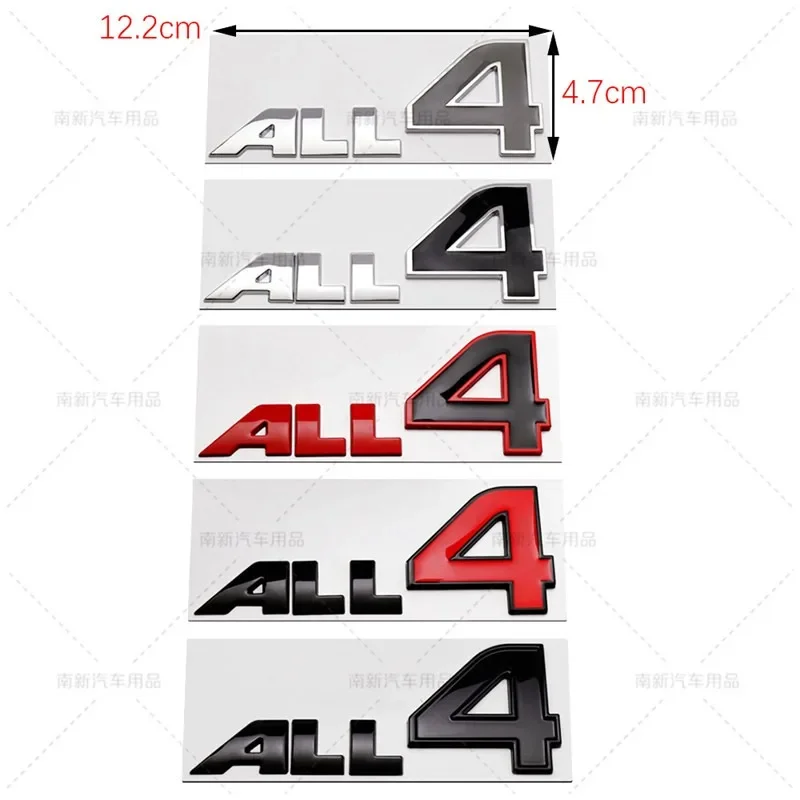 3D 금속 ALL4 로고 도어 엠블럼 배지 스티커 자동차 데칼 For MINI Cooper R61 F60 Countryman Paceman