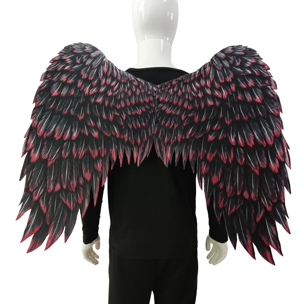 

Angel Wings Cosplay Black White Anime Cosplay Wings for Children Adult Big Large Wings Decor Stage Party 3D Devil Costume Props
