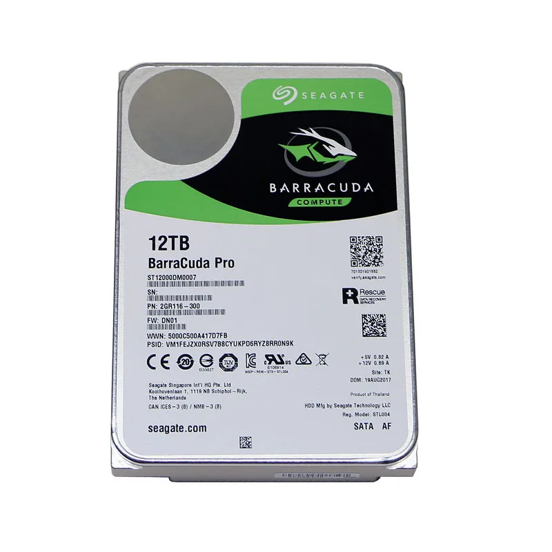 Supermicro (Seagate) ͳ ϵ ̺ (HDD-3T12T-1FECR), 12Tb, 3.5 ġ, 7200Rpm, SATA3, 6 Gb/s, 256M