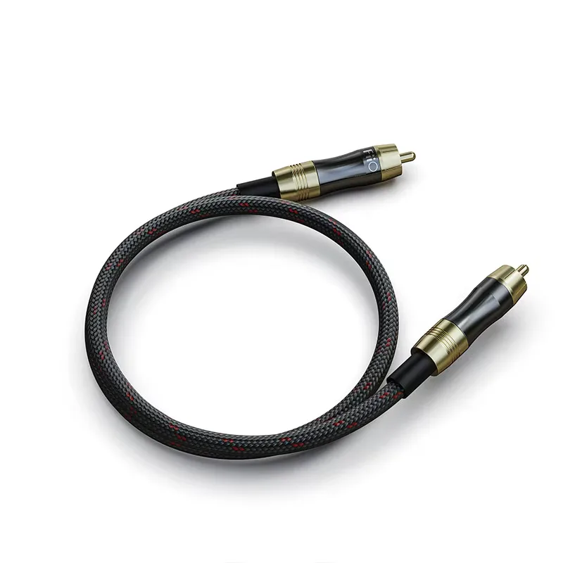 FiiO LR-RCA1 50cm RCA Digital audio coaxial cable High purity oxygen-free copper core