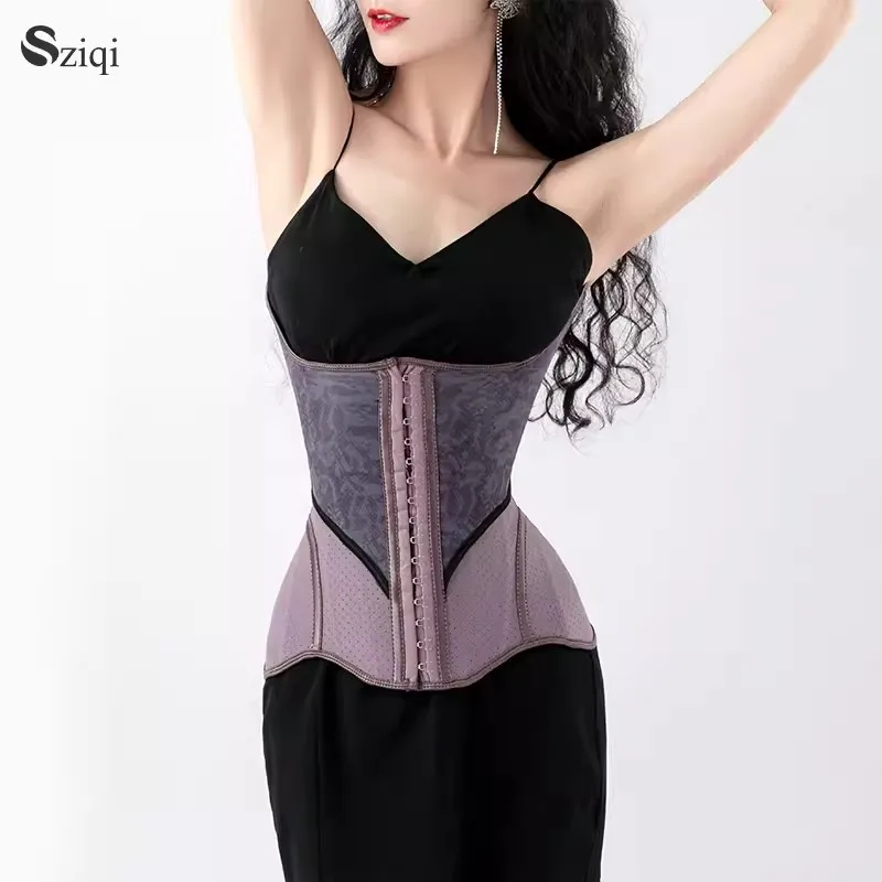 Hourglass waist tightening belt for postpartum women slimming and beautiful body shaping clothing latex plastic waist seal weight loss products postpartum belly band women corsets