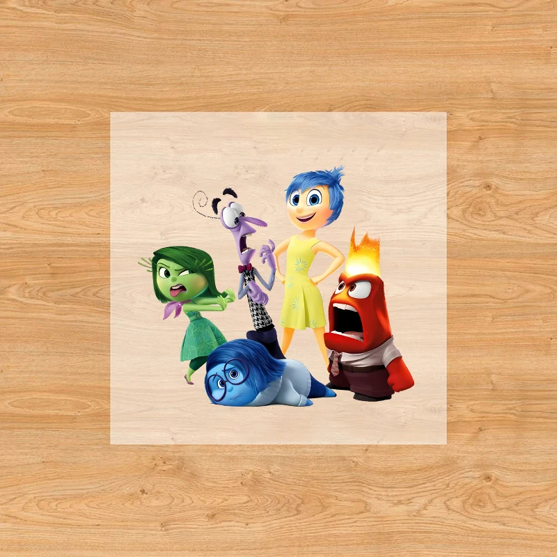 thumbnail image 1 of Pegatinas de transferencia de hierro de Inside Out 2, parches de Terror de Disney, ropa para niños, apliques de camiseta DIY, pegatina, regalo de cumpleaños, 1 of 5