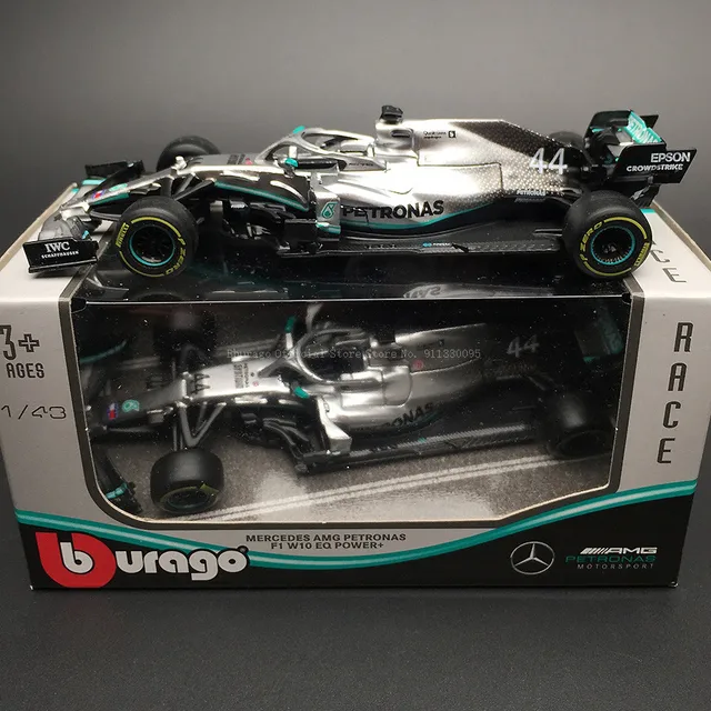 Bburago 1:43 2021 Mercedes F1 W12 E Performance #44 #77 Alloy Luxury Vehicle Diecast Cars Model Toy Collection Gift 6