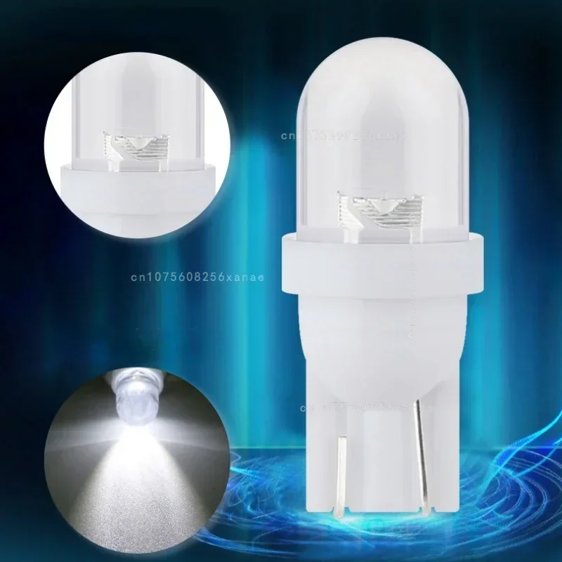 10/30Pcs Car Lights T10 LED Bulbs Car Dome Reading Lights Clearance Light Parking Bulb Wedge Side Bulbs Lamp White LED 12V