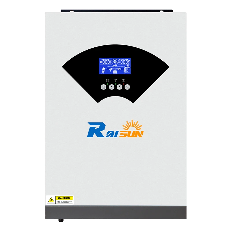 RAISUN 3500W 5500W HYBRID SOLAR INVERTER 24V 48V 220V PURE Sine WAVE อินเวอร์เตอร์ 3.5KW 5.5KW พร้อม MPPT 80A Solar Charger 1